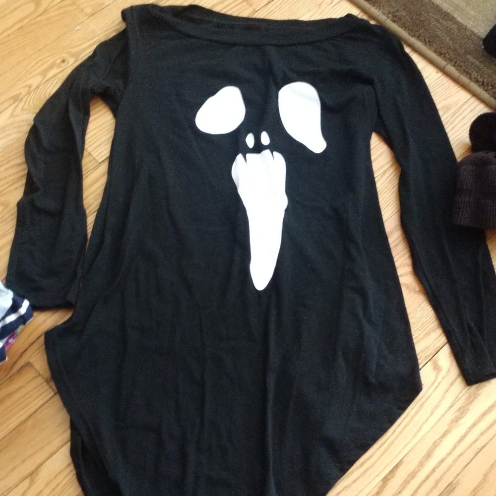 Long sleeve ghost shirt
